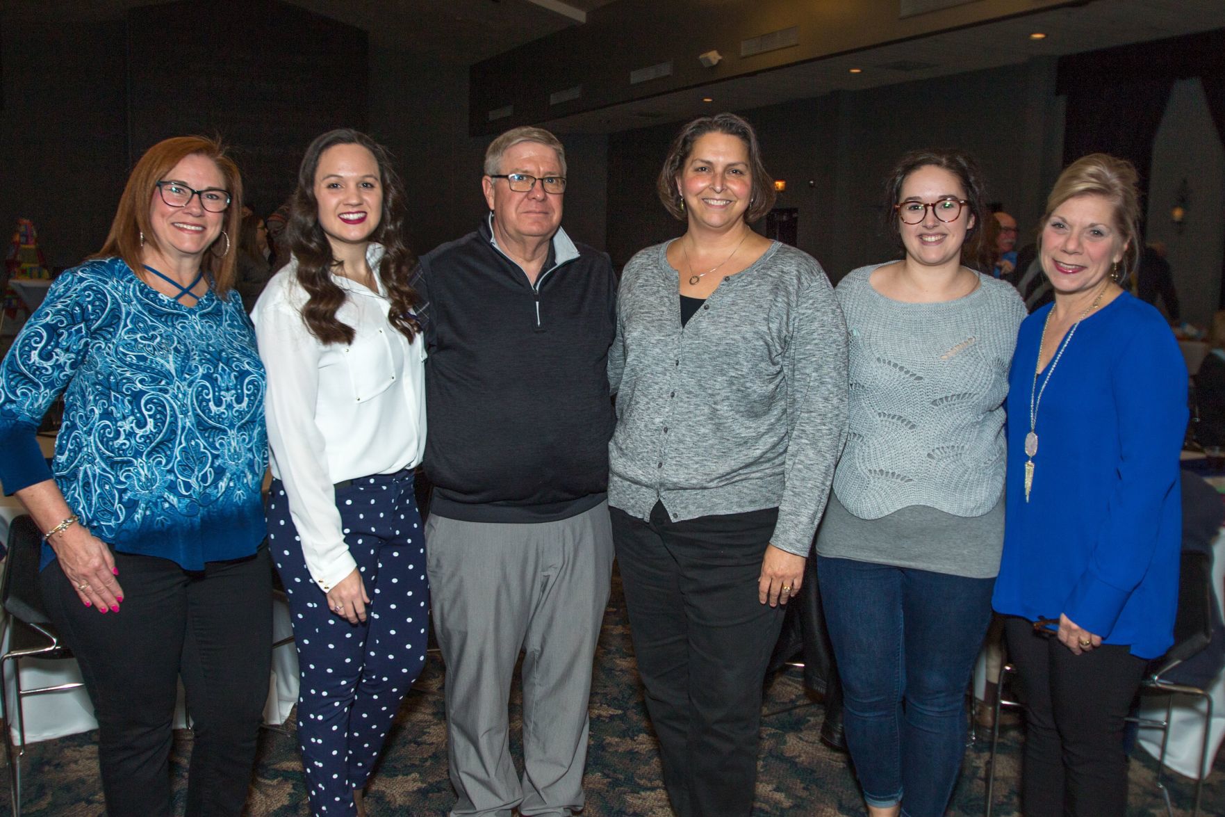 Anne Scherer, Kelsey Busken, Todd Cox, Stacey Barton, Katie Herber, Peggy Cribbin